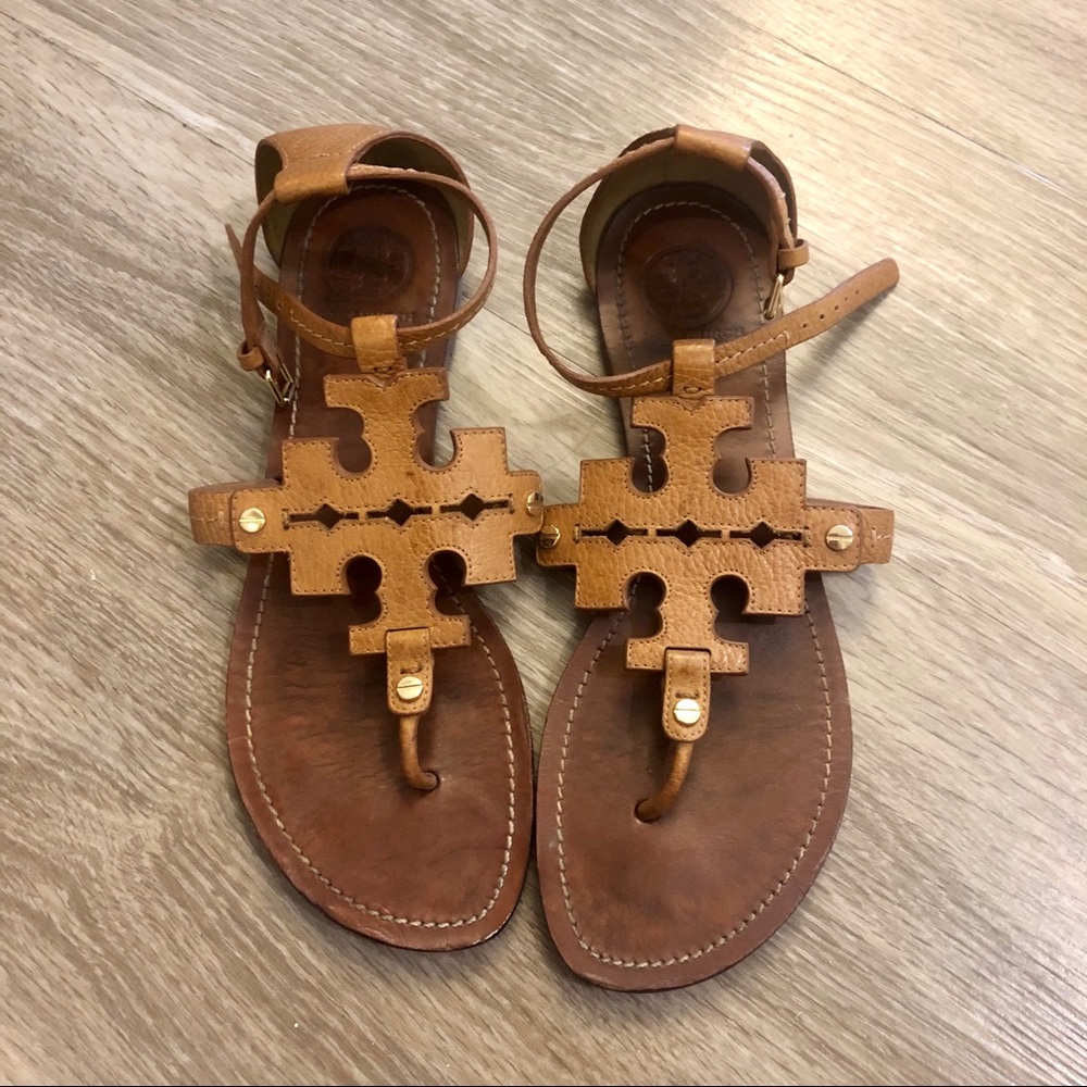 Tory Burch Phoebe Flat Thong Sandal Sz 8.5